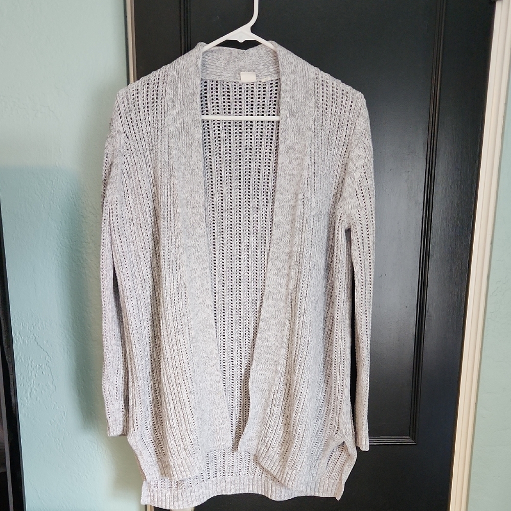 Heathered Gray Gap Cardigan